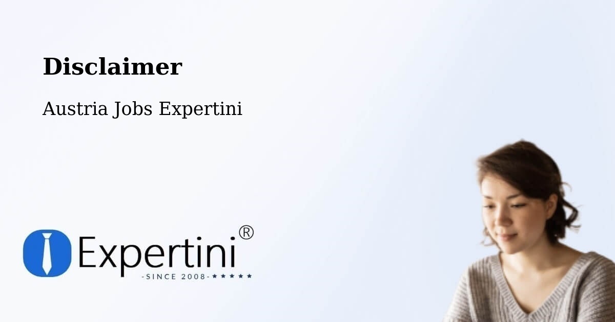 Disclaimer – Pinkafeld - Austria Jobs Expertini
